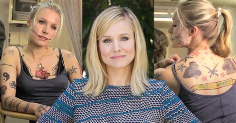 According to the question answered by Bell in a viral video, she doesnt have any tattoos. . How many tattoos does kristen bell have in real life